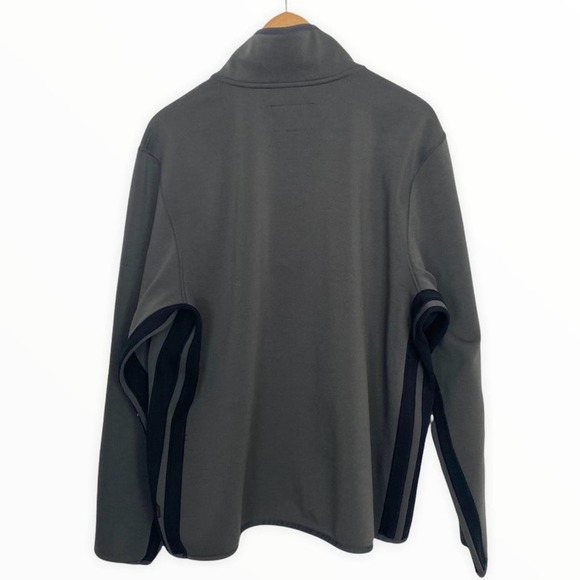 Banana Republic Mock Neck Pullover Sweatshirt Mens XL 1/4 Zip Zippered Pocket - Picture 2 of 10